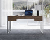 Modrest Orcutt Modern Walnut & Stainless Steel Desk Model VGBBMQ2003-DESK