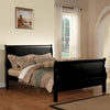 ACME Louis Philippe III Black Eastern King Bed Model 19497EK
