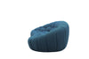 Divani Casa Yolonda Modern Curved Dark Teal Fabric Loveseat Model VGEV2126C-LOVE-C-15