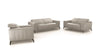 Divani Casa Wayne Modern Light Grey Leather Sofa Set Model VGBNS-2113-SET-LTGRY
