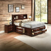 ACME Ireland Espresso Full Bed with Storage Model 21590F