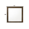 ACME Merrilee Oak Mirror Model 21684