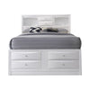 ACME Ireland White Full Bed with Storage Model 21710F