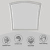 ACME Maverick Platinum Mirror Model 21804