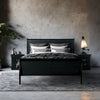 ACME Louis Philippe Black Eastern King Bed Model 23727EK
