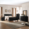 ACME Louis Philippe Black Eastern King Bed Model 23727EK