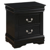 ACME Louis Philippe Black Nightstand Model 23733