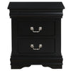 ACME Louis Philippe Black Nightstand Model 23733