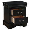 ACME Louis Philippe Black Nightstand Model 23733