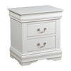 ACME Louis Philippe White Nightstand Model 23833