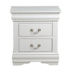 ACME Louis Philippe White Nightstand Model 23833
