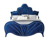 ACME Dante Blue Velvet Eastern King Bed Model 24217EK