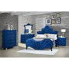 ACME Dante Blue Velvet Queen Bed Model 24220Q