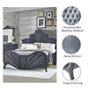 ACME Dante Gray Velvet Queen Bed Model 24230Q