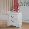 ACME Louis Philippe III White Nightstand Model 24503