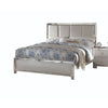 ACME Voeville II Platinum Synthetic Leather & Platinum Eastern King Bed Model 24827EK
