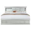 ACME Louis Philippe III Platinum Queen Bed with Storage Model 24920Q