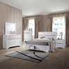 ACME Naima White Eastern King Bed with Storage Model 25767EK