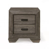 ACME Lyndon Weathered Gray Grain Nightstand Model 26023