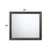 ACME Soteris Antique Gray Mirror Model 26544