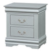 ACME Louis Philippe III Platinum Nightstand Model 26703