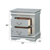ACME Louis Philippe III Platinum Nightstand Model 26703