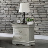 ACME Louis Philippe Platinum Nightstand Model 26733