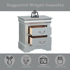 ACME Louis Philippe Platinum Nightstand Model 26733