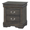 ACME Louis Philippe Dark Gray Nightstand Model 26793