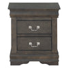 ACME Louis Philippe Dark Gray Nightstand Model 26793