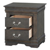 ACME Louis Philippe Dark Gray Nightstand Model 26793