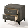 ACME Valdemar Weathered Gray Nightstand Model 27053