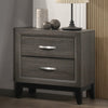 ACME Valdemar Weathered Gray Nightstand Model 27053