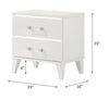 ACME Chelsie White Nightstand Model 27393