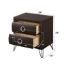 ACME Tablita Dark Merlot Nightstand Model 27463