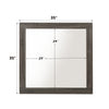 ACME Avantika Rustic Gray Oak Mirror Model 27674