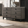 ACME Avantika Engineered Stone & Rustic Gray Oak Dresser Model 27675