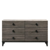 ACME Avantika Engineered Stone & Rustic Gray Oak Dresser Model 27675