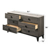 ACME Avantika Engineered Stone & Rustic Gray Oak Dresser Model 27675
