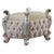 ACME Picardy Fabric & Antique Pearl Vanity Stool Model 27885