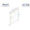 ACME Miquell Natural Mirror Model 28044