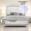 ACME Haiden LED & White Queen Bed with LED Model 28450Q