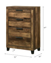 ACME Morales Rustic Oak Chest Model 28596