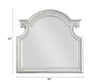 ACME Florian Antique White Mirror Model 28724