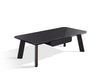 Modrest Chadwick Modern Ebony & Rosegold Coffee Table Model VGHB297D-EBN