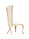 Modrest Bonnie Modern Beige Velvet & Champagne Gold Dining Chair (Set Of 2) Model VGZA-Y906-BGE-GLD