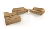 Divani Casa Grange Modern Camel Leather Sofa Set Model VGBNS-2116-SET-CAMEL