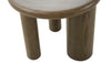 Modrest Strauss Contemporary Brown Ash Round Tall End Table Model VGOD-LZ-326E-BRN