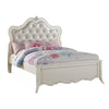 ACME Edalene Synthetic Leather & Pearl White Full Bed Model 30500F