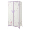 ACME Priya II White & Light Purple Wardrobe Model 30540
